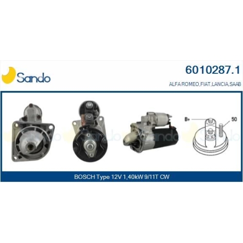 Starter Sando 6010287.1 für Fiat