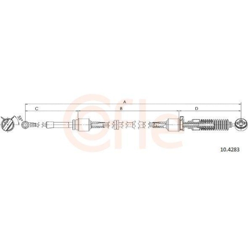 Seilzug Schaltgetriebe Cofle 10.4283 für Bmw