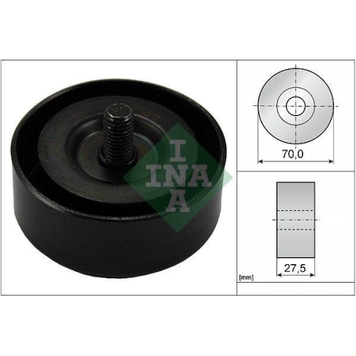 Umlenk /f&uuml;hrungsrolle Keilrippenriemen Schaeffler Ina 532 0606 10 f&uuml;r Hyundai