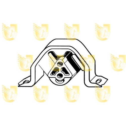 Lagerung Motor Unigom 396505 f&uuml;r Opel Vorne Vorne Links