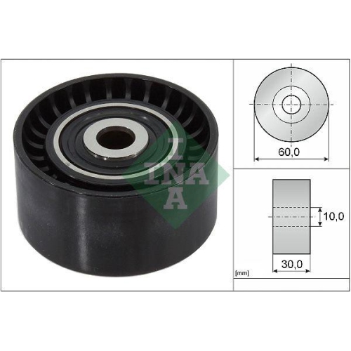 Umlenk /führungsrolle Keilrippenriemen Schaeffler Ina 532 0321 10 für Bmw Fiat