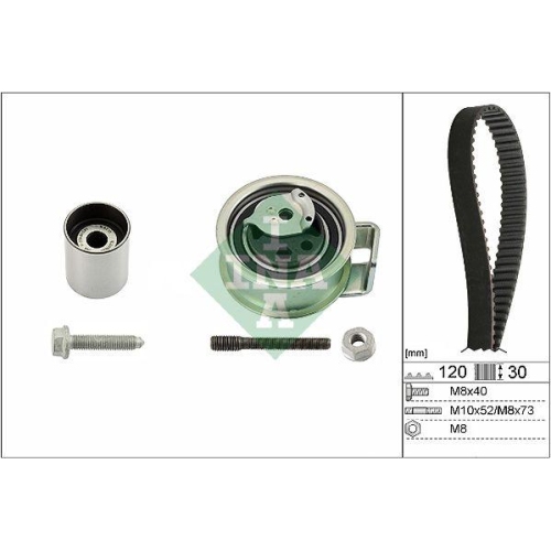 Zahnriemensatz Schaeffler Ina 530 0176 10 für Audi Ford Seat Skoda VW