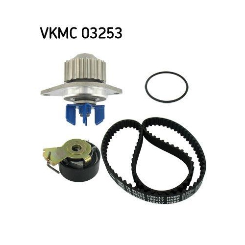 Wasserpumpe + Zahnriemensatz Skf VKMC 03253 f&uuml;r Citro&euml;n Fiat Peugeot