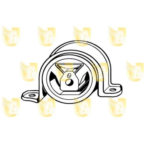 Lagerung Motor Unigom 396507 für Opel Vorne Rechts
