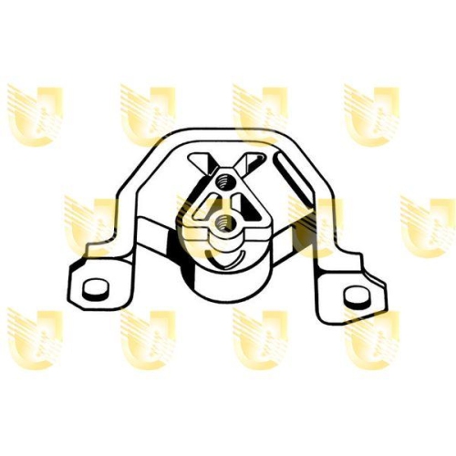 Lagerung Motor Unigom 396509 f&uuml;r Opel Saab Vorne Vorne Links