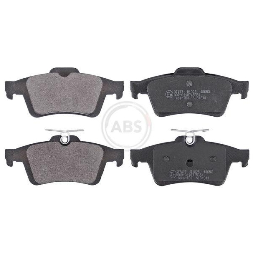 Bremsbelagsatz Scheibenbremse A.b.s. 37477 f&uuml;r Citro&euml;n Daimler Ford Jaguar Mazda