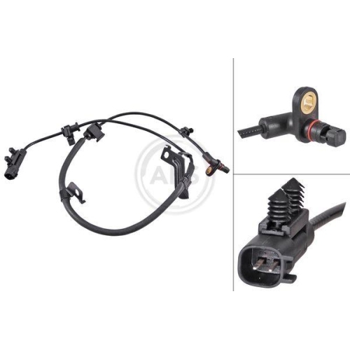 Sensor Raddrehzahl A.b.s. 31813 f&uuml;r Dodge Fiat Fiat / Lancia Hinterachse Links