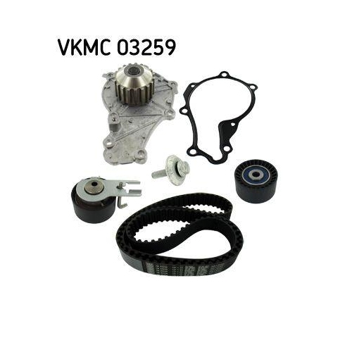 Wasserpumpe + Zahnriemensatz Skf VKMC 03259 f&uuml;r Alfa Romeo Citro&euml;n Fiat Ford
