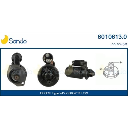 Starter Sando 6010613.0 f&uuml;r VW