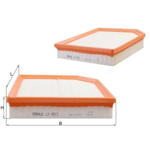 Luftfilter Mahle LX 4912 f&uuml;r Volvo