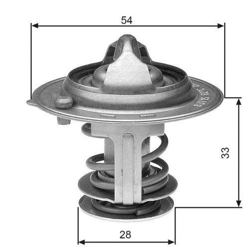 Thermostat K&uuml;hlmittel Gates TH29882G1 f&uuml;r Hyundai Kia Standard Automobile