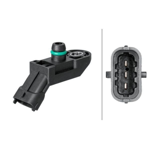 Sensor Ladedruck Hella 6PP 009 400-111 f&uuml;r Alfa Romeo Fiat Ford Lancia Nissan