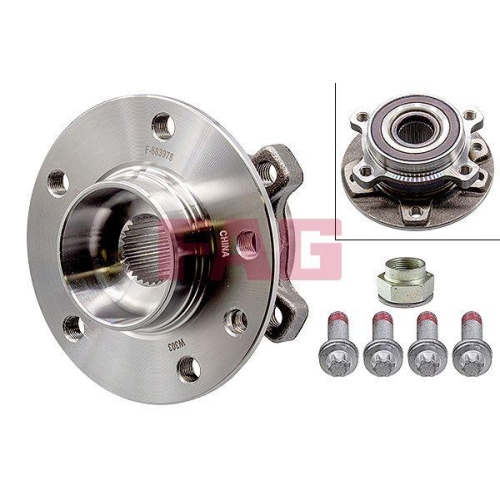 Radlagersatz Schaeffler Fag 713 6920 40 f&uuml;r Fiat Jeep Hinterachse Vorderachse