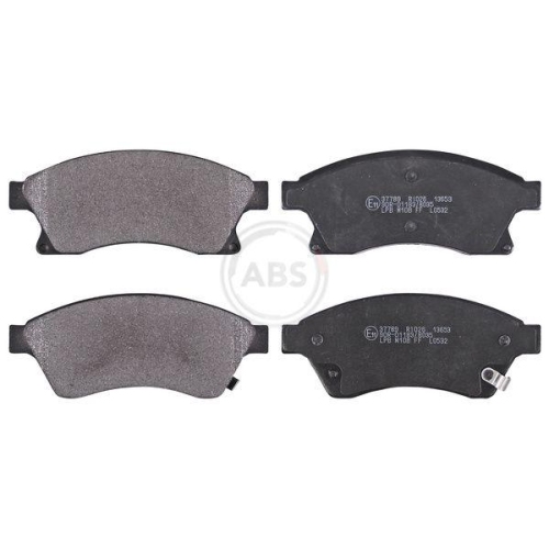 Bremsbelagsatz Scheibenbremse A.b.s. 37789 f&uuml;r Opel Vauxhall Chevrolet