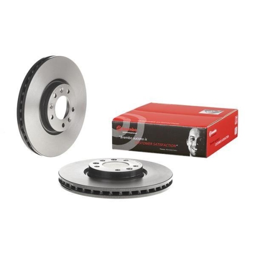 1X Brembo Bremsscheibe Prime Line - Uv Coated f&uuml;r Citro&euml;n Opel Peugeot