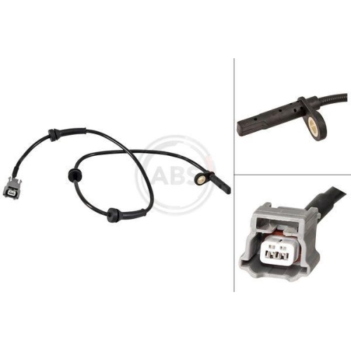 Sensor Raddrehzahl A.b.s. 31639 f&uuml;r Nissan Renault Vorderachse