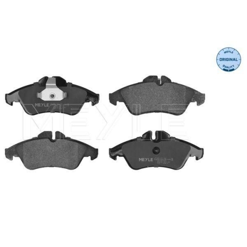 Bremsbelagsatz Scheibenbremse Meyle 0252157620 Meyle-original: True To Oe. f&uuml;r
