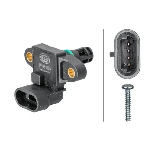 Sensor Saugrohrdruck Hella 6PP 009 400-341 f&uuml;r Fiat Lancia Mwm Ferrari