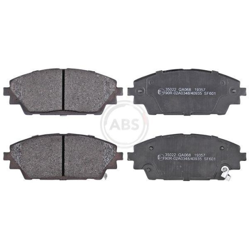 Bremsbelagsatz Scheibenbremse A.b.s. 35022 f&uuml;r Mazda Vorderachse