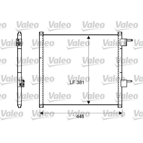 Kondensator Klimaanlage Valeo 817225 für Ford