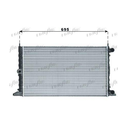 Kühler Motorkühlung Frigair 0105.3053 für Ford VW Alfarome/fiat/lanci