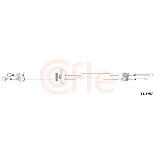 Seilzug Schaltgetriebe Cofle 11.3287 f&uuml;r Citro&euml;n Fiat Peugeot