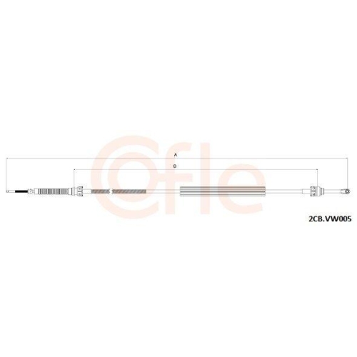 Seilzug Schaltgetriebe Cofle 2CB.VK005 für Audi Seat Skoda VW