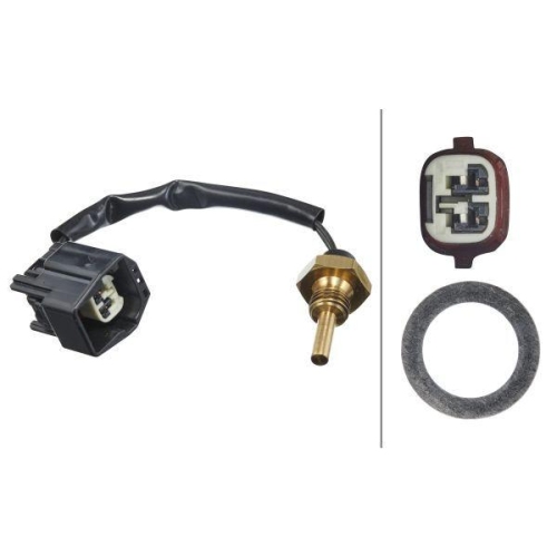 Sensor Kühlmitteltemperatur Hella 6PT 009 309-461 für Volvo Oben Vorne