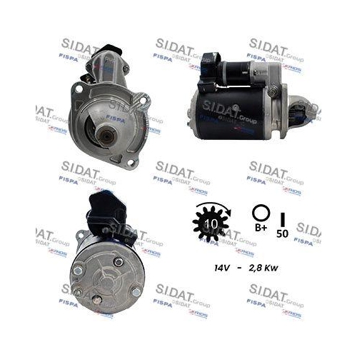 Starter Sidat S12LU0154 f&uuml;r Ford Case Ih