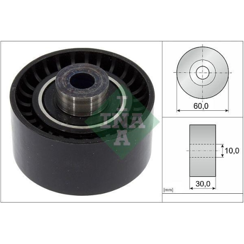 Umlenk /führungsrolle Zahnriemen Schaeffler Ina 532 0289 10 für Citroën Fiat