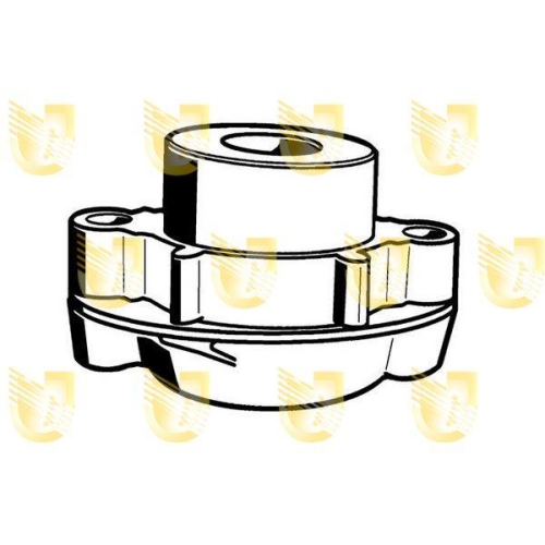 Lagerung Lenker Unigom 391758 für Renault Vorderachse Links Vorderachse Rechts