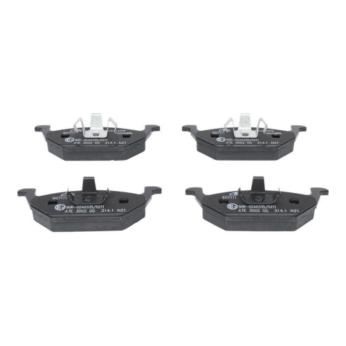 Bremsbelagsatz Scheibenbremse Ate 13-0460-7111-2 f&uuml;r Seat Skoda Vag Vorderachse