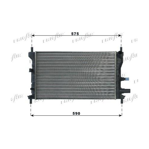K&uuml;hler Motork&uuml;hlung Frigair 0105.3060 f&uuml;r Ford Mazda