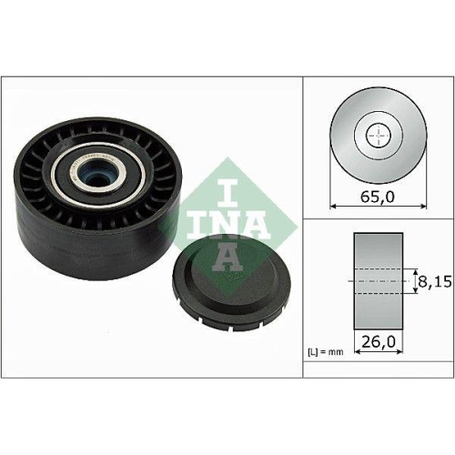 Umlenk /führungsrolle Keilrippenriemen Schaeffler Ina 532 0564 10 für Audi Seat