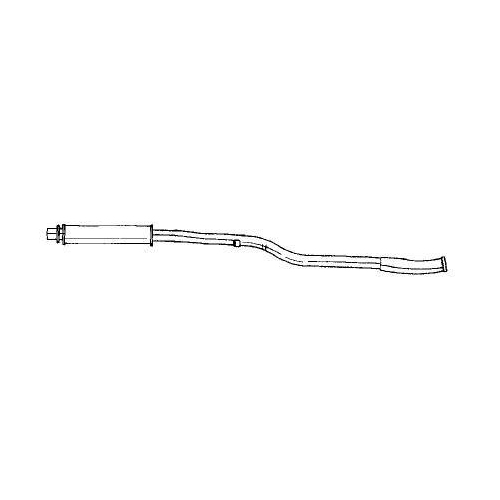 Mittelschalld&auml;mpfer Sigam 45417 f&uuml;r Citro&euml;n Peugeot