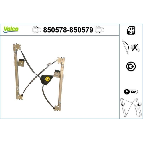 Window Regulator Valeo 850578 for VW
