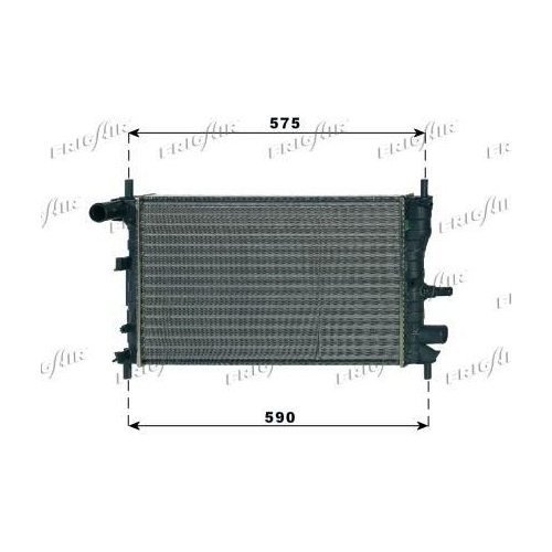 Kühler Motorkühlung Frigair 0105.3062 für Ford Mazda