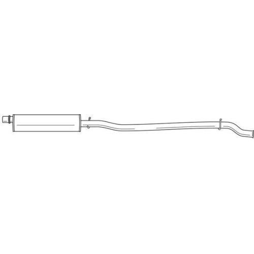 Mittelschalld&auml;mpfer Sigam 45446 f&uuml;r Peugeot
