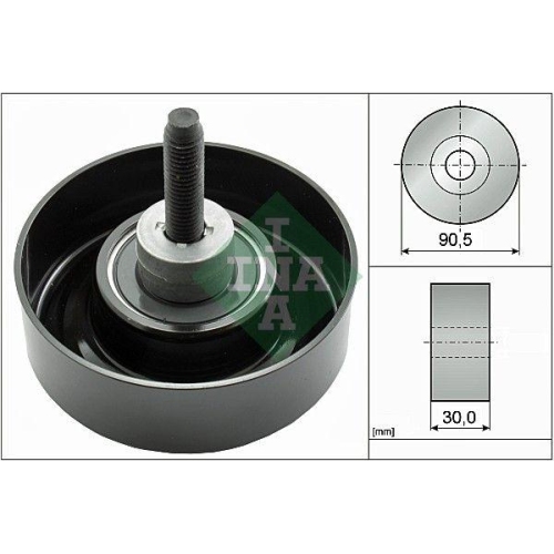 Umlenk /f&uuml;hrungsrolle Keilrippenriemen Schaeffler Ina 532 0405 30 f&uuml;r Ford