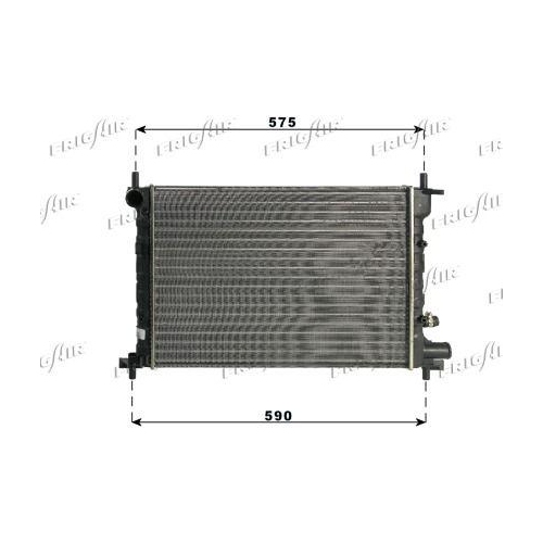 K&uuml;hler Motork&uuml;hlung Frigair 0105.3063 f&uuml;r Ford Mazda
