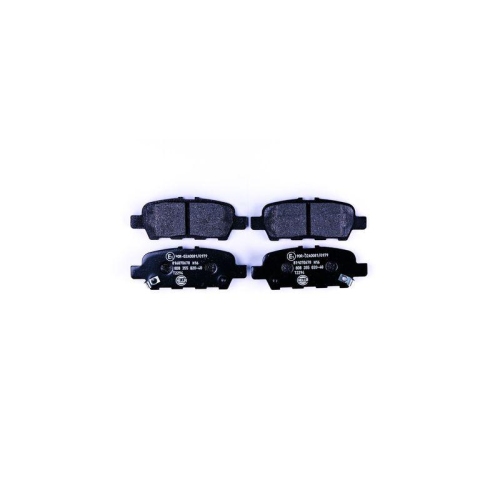 Bremsbelagsatz Scheibenbremse Hella 8DB 355 020-401 f&uuml;r Bmw Mitsubishi Nissan