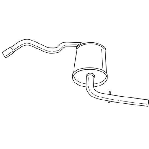 Endschalld&auml;mpfer Sigam 72604 f&uuml;r Lada Hinten