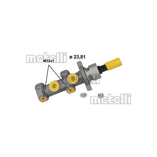 Hauptbremszylinder Metelli 05-0426 f&uuml;r Citro&euml;n Peugeot
