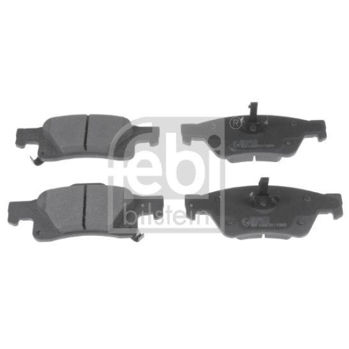 Bremsbelagsatz Scheibenbremse Febi Bilstein 116311 f&uuml;r Chrysler Jeep Hinterachse
