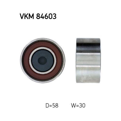 Umlenk /f&uuml;hrungsrolle Zahnriemen Skf VKM 84603 f&uuml;r Mazda
