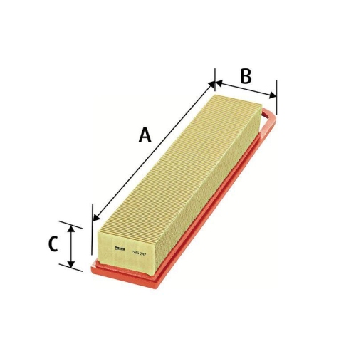 Luftfilter Valeo 585247 f&uuml;r Citro&euml;n Peugeot Mini