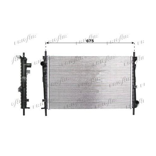 K&uuml;hler Motork&uuml;hlung Frigair 0105.3071 f&uuml;r Ford