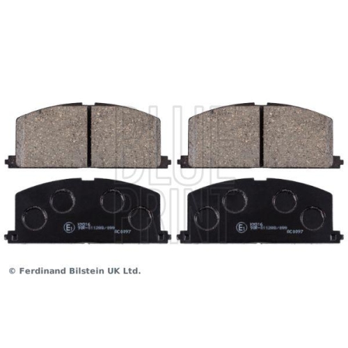 Bremsbelagsatz Scheibenbremse Blue Print ADT34279 f&uuml;r Toyota Vorderachse
