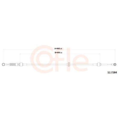 Seilzug Schaltgetriebe Cofle 12.7284 für Citroën Fiat Peugeot