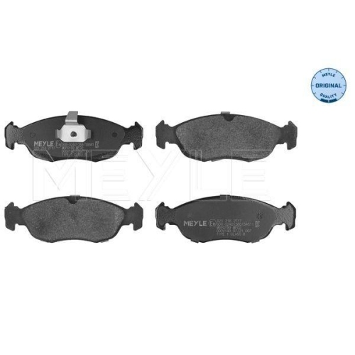 Bremsbelagsatz Scheibenbremse Meyle 0252182717 Meyle-original: True To Oe. f&uuml;r